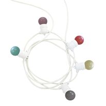 GUINGUETTE GUIRLANDE LUMINEUSE EXTERIEURE BLANCHE 5M DOUILLE E27x5