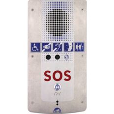 Interphone audio Full IP/SIP pour bornes d’appel d’urgence / Espaces d'Attente Sécurisés | XE AUDIO 1B HELP