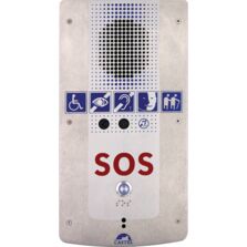 Interphone audio Full IP/SIP pour bornes d’appel d’urgence / Espaces d'Attente Sécurisés | XE AUDIO 1B HELP