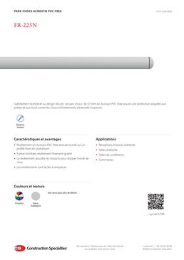 Pare-chocs discret à visser | FR-225 (Aqua Lign 57)