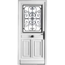 Porte d’entrée PVC avec double vitrage retardateur d’effraction | MANSART 