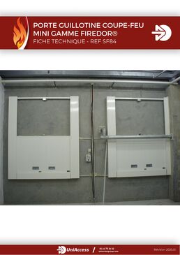 Trappe coupe-feu EI60 ou EI120