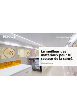 Panneau Solid Surface pour établissements de santé | HIMACS 