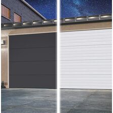 Porte de garage sectionnelle | Modèle sur mesure en acier isolé de 42 mm