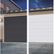 Porte de garage sectionnelle | Modèle sur mesure en acier isolé de 42 mm