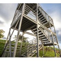 Escalier cage ou escalier cube pour ERP | BOMBRUN 