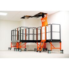 Plateforme modulable compacte pour travaux intérieurs en hauteur | Modul'Air
