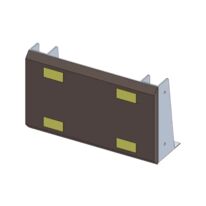 Module bouclier blindé RAS du sol | PARGOM H.300 mm L.500 mm 