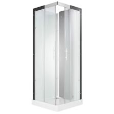 Cabine de douche intégrale avec parois en verre sécurité | MOONLIGHT 