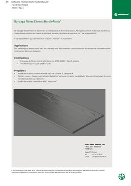Bardage façade fibres-ciment aspect bois | Hardie® Plank 