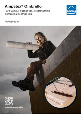 Pare-vapeur autocollant et protection contre les intempéries