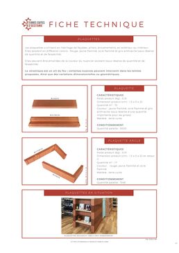 Plaquette réfractaire simple ou d'angle | PLAQUETTE REFRACTAIRE