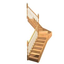 Escalier Faubourg quart tournant intermédiaire rampe Antique | LAPEYRE SERVICES