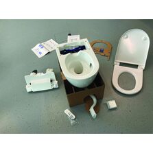 WC lavant à rinçage turboflush et douchette intégrée |  Aquaclean Alba