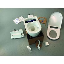 WC lavant à rinçage turboflush et douchette intégrée |  Aquaclean Alba