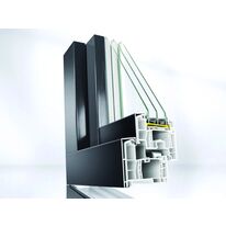 Fenêtre hybride PVC à capotage extérieur en aluminium | Kaleido Cover