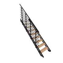 Escalier intérieur NEW YORK 2 droit de 8 à 10 marches Hêtre | LAPEYRE SERVICES 