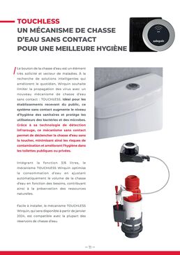 Mécanisme de chasse sans contact | Touchless