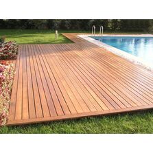 Terrasse en bois de mélèze du nord de l'Europe | DINEGO SARL