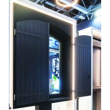 Menuiserie à frappe et volet battant cintrés | AM-X Hybride cintrée