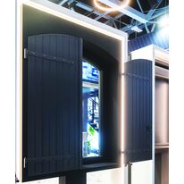 Menuiserie à frappe et volet battant cintrés | AM-X Hybride cintrée