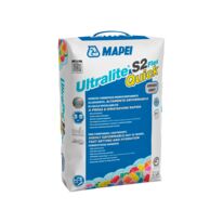 Mortier-colle allégé rapide haute déformabilité | ULTRALITE S2 FLEX QUICK – C2S2TEF grand format prise rapide sol, mur et façade