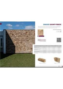 Façade massive architecturale en pierre naturelle pour bâtiments tertiaires | GNEISS SAINT YRIEIX