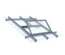 Châssis aluminium de désenfumage toiture à simple vantail | AirSafe SV