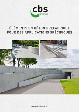 Éléments en béton spécifiques | CBS Beton 