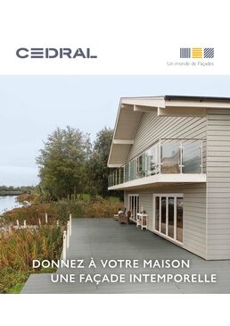 Bardage en fibres-ciment multicouche haute résistance pour pose à recouvrement ou clippée |Cedral CLick/ Cedral Lap