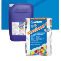 Mortier-colle déformable pour grands formats | KERABOND T + ISOLASTIC C2S2 TE