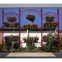 Suspente florale | Amande en acier pour aménagement urbain végétalisé