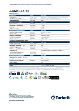 Revêtement de sol en vinyle acoustique | ICONIK EcoTex 