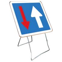 Panneau temporaire priorité face au sens inverse CK18 | 1-02-2-080a