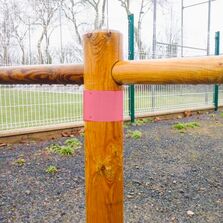 Collier retro sur feuillard souple rouge 100 mm (lot de 20) | 1-03-4-005e