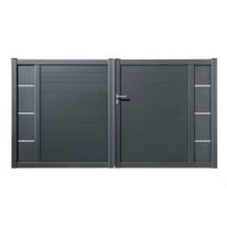 Portail battant PVC sur-mesure | Arzal 