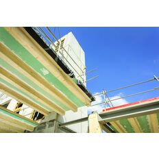 Plancher préfabriqué en panneau bois CLT et plaques de plâtre | Azurtec PNM