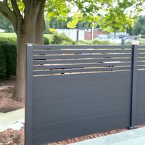 Système de clôture en lames aluminium de 48 mm multifonction | GAR48