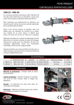 Cintreuse de fers à béton portatif