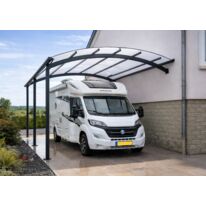 Carport aluminium sur-mesure pour camping-car | Ovalux – Abri voiture extérieur en structure aluminium et toiture polycarbonate