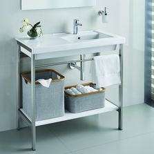 Plan lavabo sur piétement métallique | Prisma