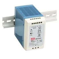Alimentation AC/DC Rail DIN Sortie 12V dc à 7,5A et boitier en plastique  | MEAN WELL MDR-100-12 