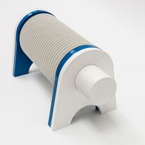 Radiateur design personnalisable | VD 4669 en acier à ailettes avec pieds Chambord