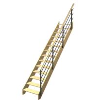Escalier Aria droit rampe Evan| LAPEYRE SERVICES