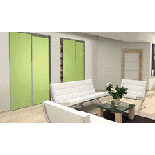 Système coulissant pour porte de placard d’épaisseur 18 mm | PICOSTAR 18