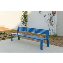 Bancs, banquettes, fauteuils et tables en acier thermolaqué | Cléa tout acier