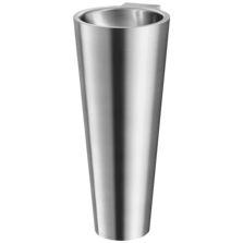 Lavabo sur pied en inox poli satiné | BAILA Réf.120170