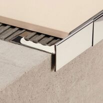 Profilé de rive réversible pour balcons et terrasses | CERFIX PROTEC CPEV-CPEI en aluminium laqué ou acier inoxydable