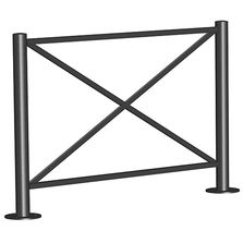 Barrière tube ronde - BR 10 - PL | LIGNE 10  