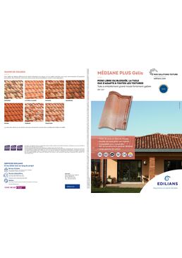 Tuile Fortement galbées à pose libre et/ou bloquée | MÉDIANE PLUS Gélis